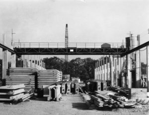 Blick auf den Werkplatz 1963